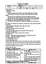 Giáo án Vật lý 11 Học kỳ 2 phương pháp mới